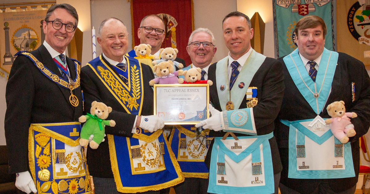 Celebrating Engayne Lodge No. 6831's 75th Anniversary and Their Generous Support to the TLC Essex Appeal