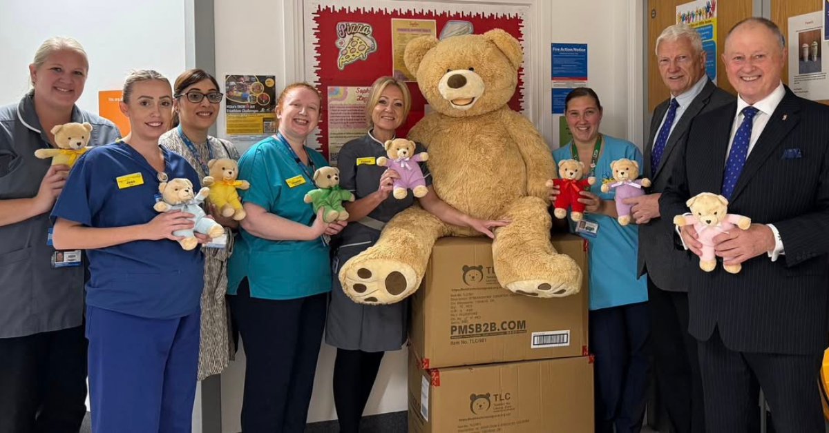 A New Chapter for TLC Essex – Teddies Arrive on Paediatric Wards