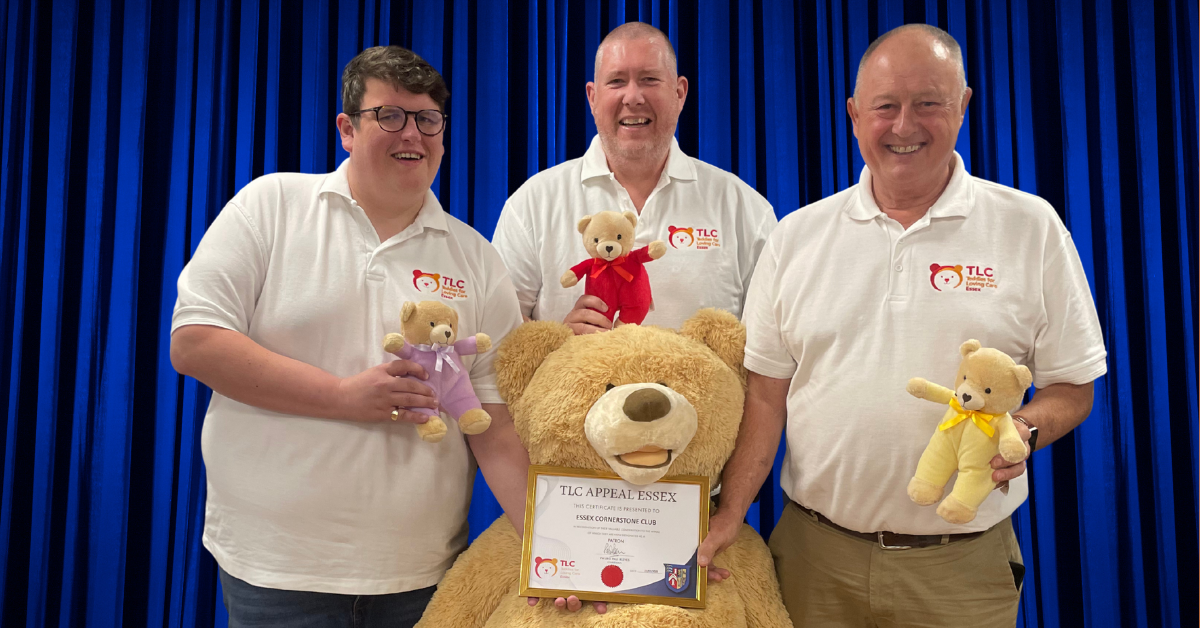 Essex Cornerstone Club Supports TLC Essex Appeal